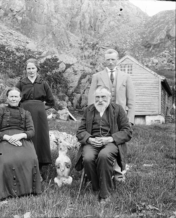 A family portrait from a bygone era.